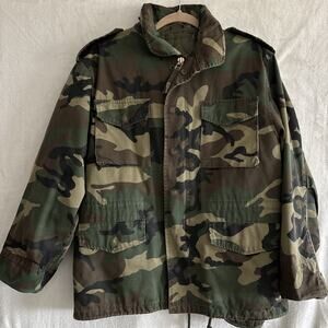 Rothco Ultra Force M65 Field Coat Mens S Liner Camo US Army Military Jacket Y2K